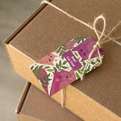 Rosa Katzen und Äste Bester Papa Geschenkanhänger