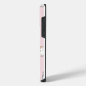 Rosa Katzenhandyhülle iPhone Hülle (Linke Seite)