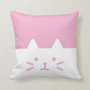rosa Katzenkissen Kissen