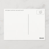 Rosa Katzenohren Postkarte (Rückseite)