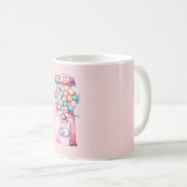 Rosa Kaugummi Kaffeetasse (VorderseiteRechts)