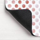 Rosa Kaugummi lässt Mausknöpfe fallen Mousepad (Ecke)
