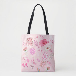 Rosa Kawaii Mädchen-Tasche. Tasche