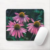 Rosa Kegelblumen - Mousepad (Mit Mouse)