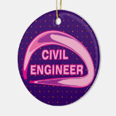 Rosa Keramik für Zivile Ingenieure Ornament (Links)