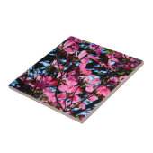 Rosa Keramik-Kachel-Foto Fliese (Seite)