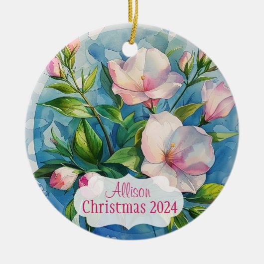 rosa keramik ornament (Vorne)