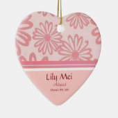 Rosa Keramik Ornament (Rechts)