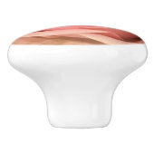 Rosa Keramik Pull Keramikknauf (Seitenansicht)