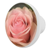 Rosa Keramik Pull Keramikknauf (Rechts)