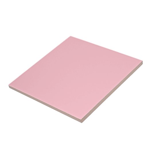 Rosa Keramik Tile von Janz 4.25x4.25 Fliese (Seite)