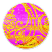 Rosa Keramik Ziehen Keramikknauf (Vorderseite)