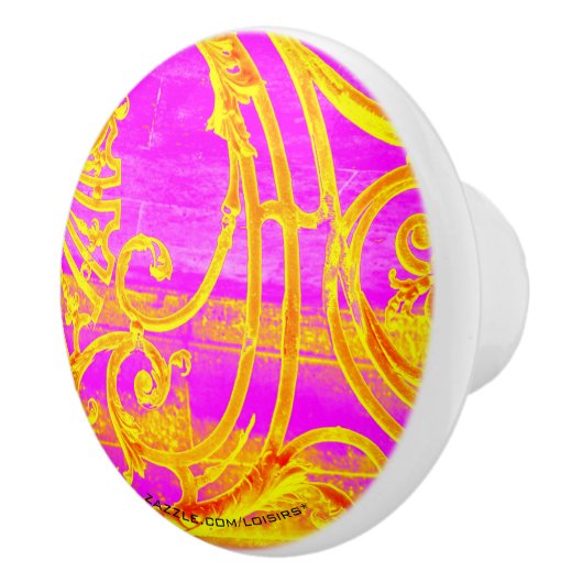 Rosa Keramik Ziehen Keramikknauf (Rechts)