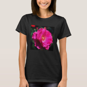 Rosa Khalk Zeichne floral T-Shirt