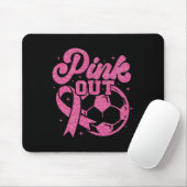 Rosa Kick For A Cure Fußball Brustkrebs Pink Mousepad (Mit Mouse)