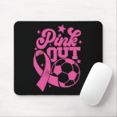 Rosa Kick For A Cure Fußball Brustkrebs Pink Mousepad (Mit Mouse)