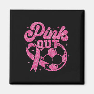 Rosa Kick Für Eine Heilung Fußball Brustkrebs Rosa Magnet