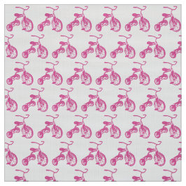 Rosa Kid-Tricycle Stoff