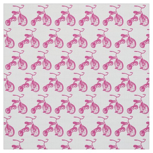 Rosa Kid-Tricycle Stoff (Muster)