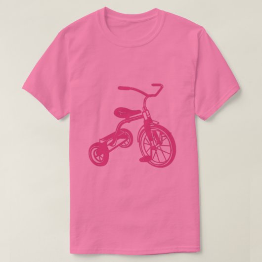Rosa Kid-Tricycle T-Shirt (Design vorne)
