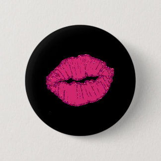 Rosa Kiefernlips Button