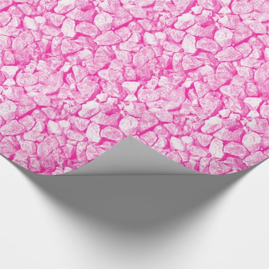 Rosa Kies Geschenkpapier (Ecke)