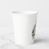 Rosa Kirchenblütendusche Kinderdusche Pappbecher (Rechts)