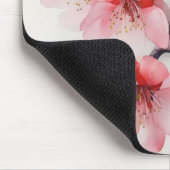 Rosa Kirchenbrause Mousepad (Ecke)