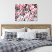 Rosa Kirschblossom Blume Baum Leinwanddruck (Insitu (Schlafzimmer))