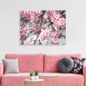 Rosa Kirschblossom Blume Baum Leinwanddruck (Insitu (Wohnzimmer))
