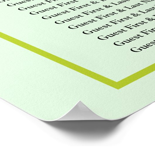 Rosa Kirschblossom, Hochzeitsstift Poster (Ecke)