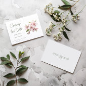 Rosa Kirschblüte Blume ändern das Datum Save The Date