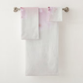 Rosa Kirschblüte-Blume Badhandtuch Set (Insitu)