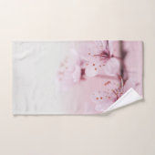 Rosa Kirschblüte-Blume Badhandtuch Set (Handtuch)