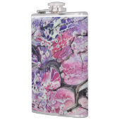 Rosa Kirschblüte Flachmann (Links)