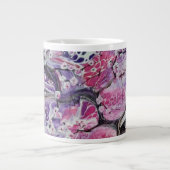 Rosa Kirschblüte Jumbo-Tasse (Vorderseite)