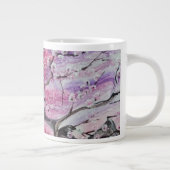 Rosa Kirschblüte Jumbo-Tasse (Rechts)