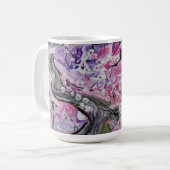 Rosa Kirschblüte Kaffeetasse (Vorderseite Links)