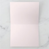 Rosa Kirschblüte Karte (Innenseite)