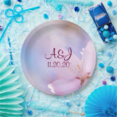 Rosa Kirschblüte Pappteller (Party)