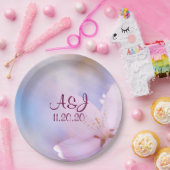 Rosa Kirschblüte Pappteller (Party)