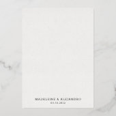 Rosa Kirschblüte romantische Hochzeit Sichern Sie Folieneinladung (Rückseite)