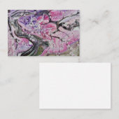 Rosa Kirschblüte Visitenkarte (Vorne/Hinten)