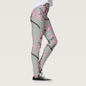 Rosa Kirschblüten an Branchen Leggings (Rechts)
