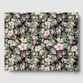 Rosa Kirschblüten auf dem Gästebuch der Schwarzen  (Rückseite)