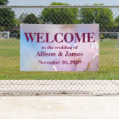 Rosa Kirschblüten Banner (Insitu)