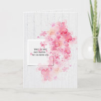 Rosa Kirschblüten Beileid