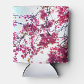 Rosa Kirschblüten Dosenkühler (Vorderseite)