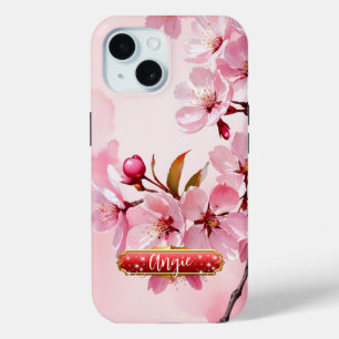 Rosa Kirschblüten Fuchsia iPhone / iPad-Hülle Case-Mate iPhone Hülle