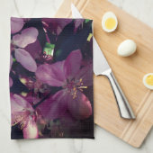 Rosa Kirschblüten Geschirrtuch (Viertel Falte)